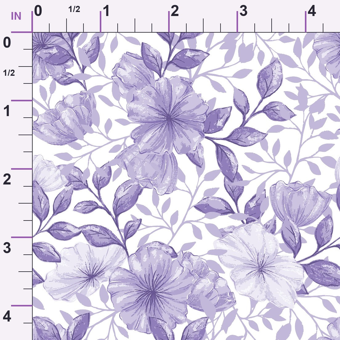 Heirloom Blooms Pattern 46 Minky Fabric
