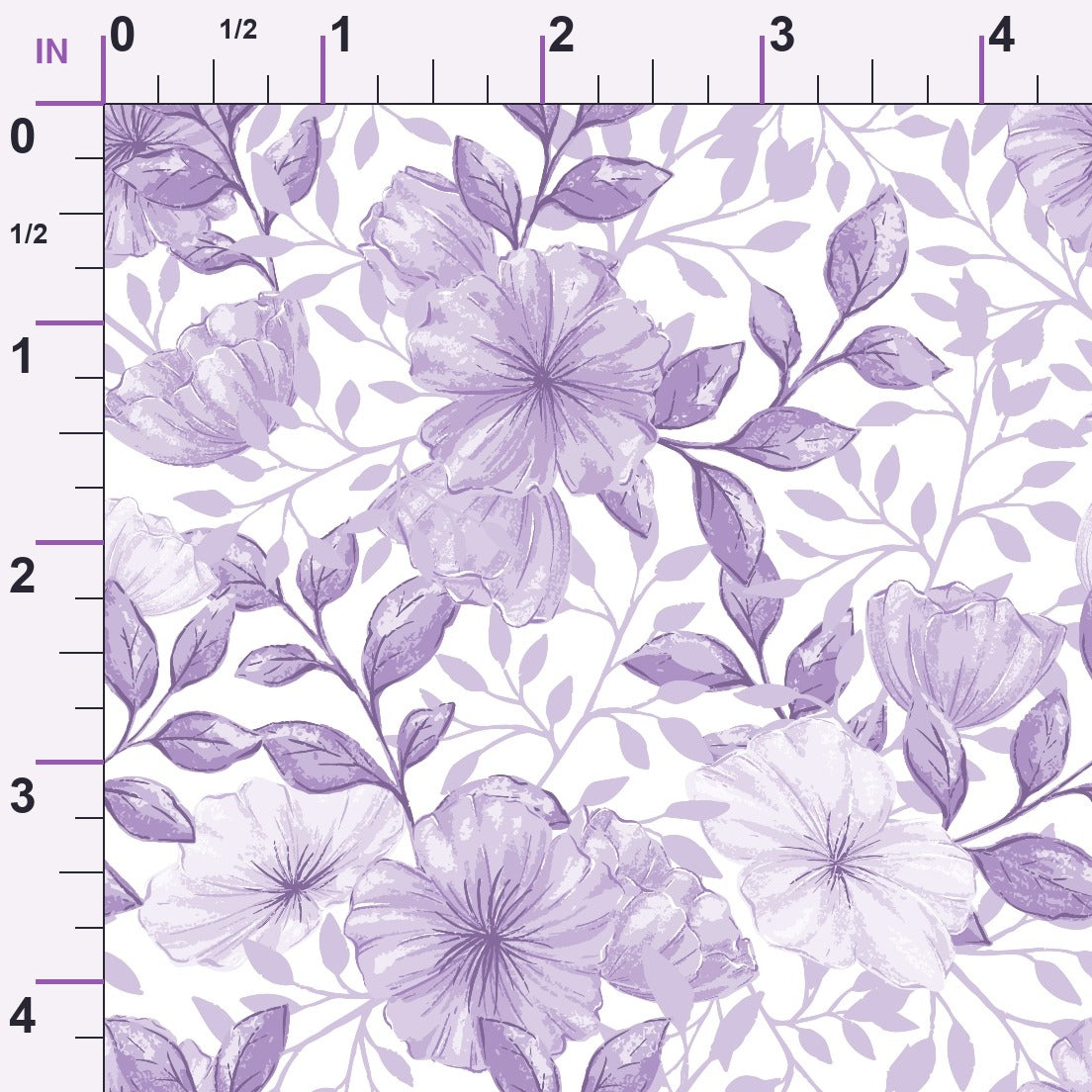 Heirloom Blooms Pattern 47 Minky Fabric