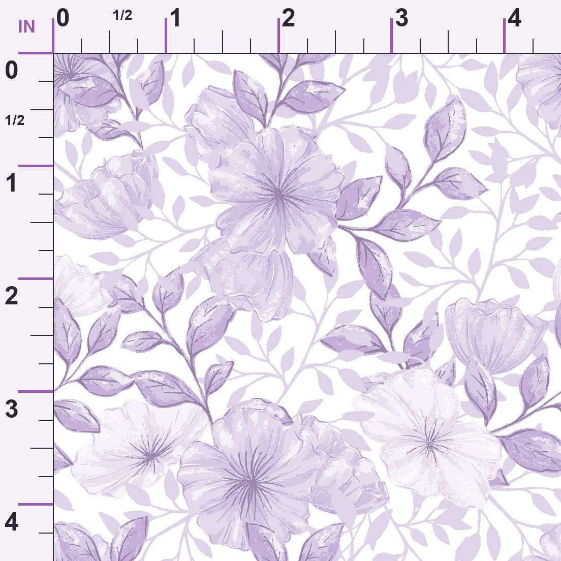 Heirloom Blooms Pattern 48 Minky Fabric