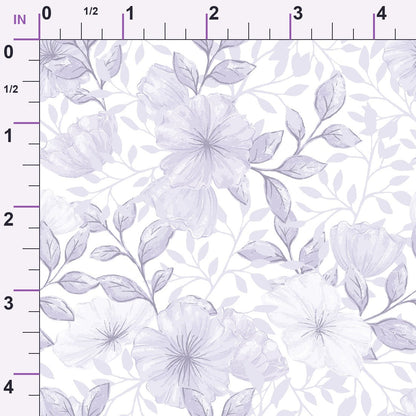Heirloom Blooms Pattern 49 Minky Fabric