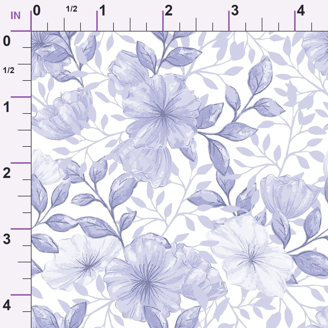 Heirloom Blooms Pattern 50 Minky Fabric
