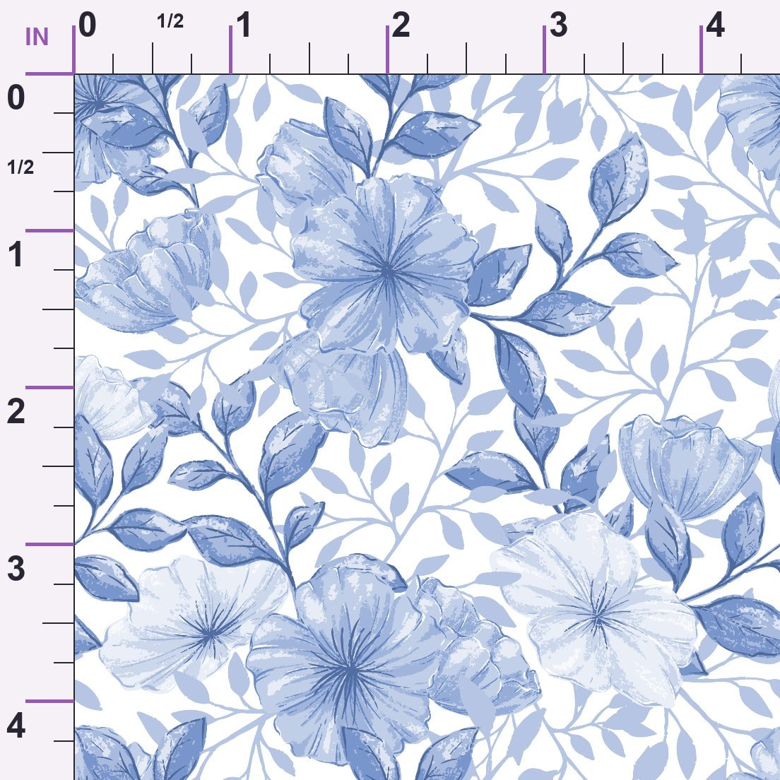 Heirloom Blooms Pattern 51 Minky Fabric