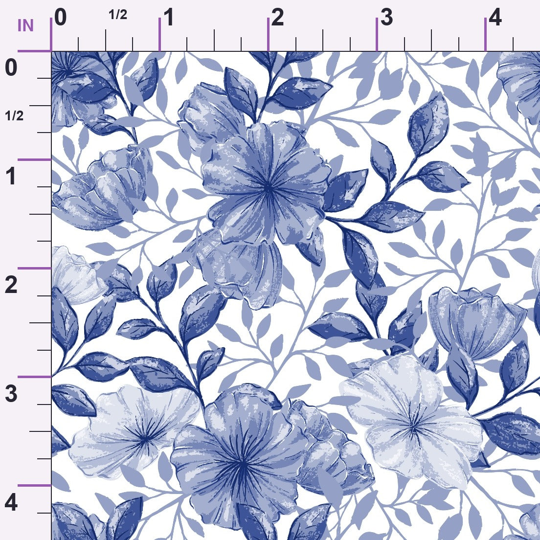 Heirloom Blooms Pattern 54 Minky Fabric