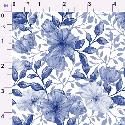 Heirloom Blooms Pattern 54 Minky Fabric