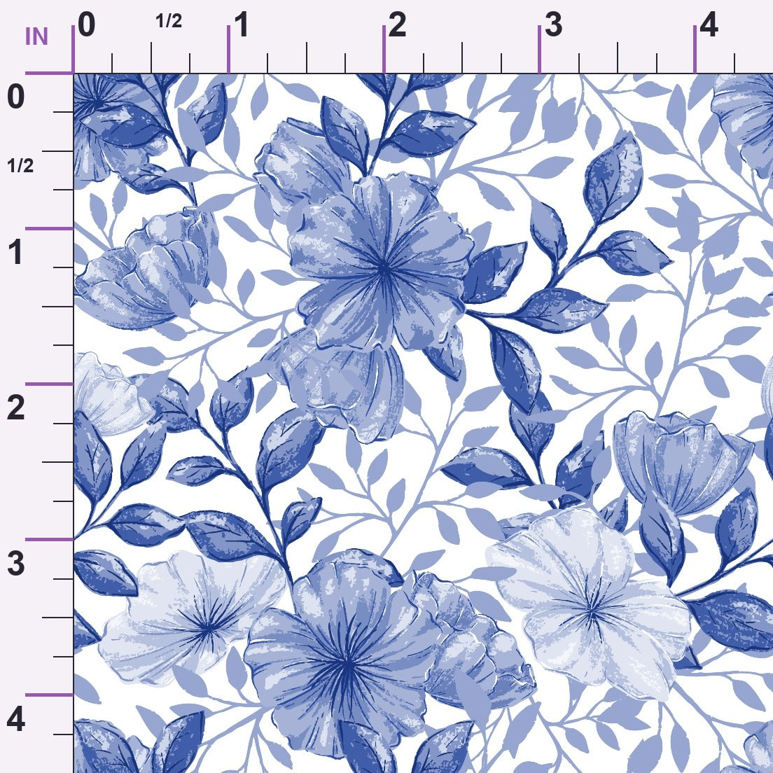 Heirloom Blooms Pattern 55 Minky Fabric