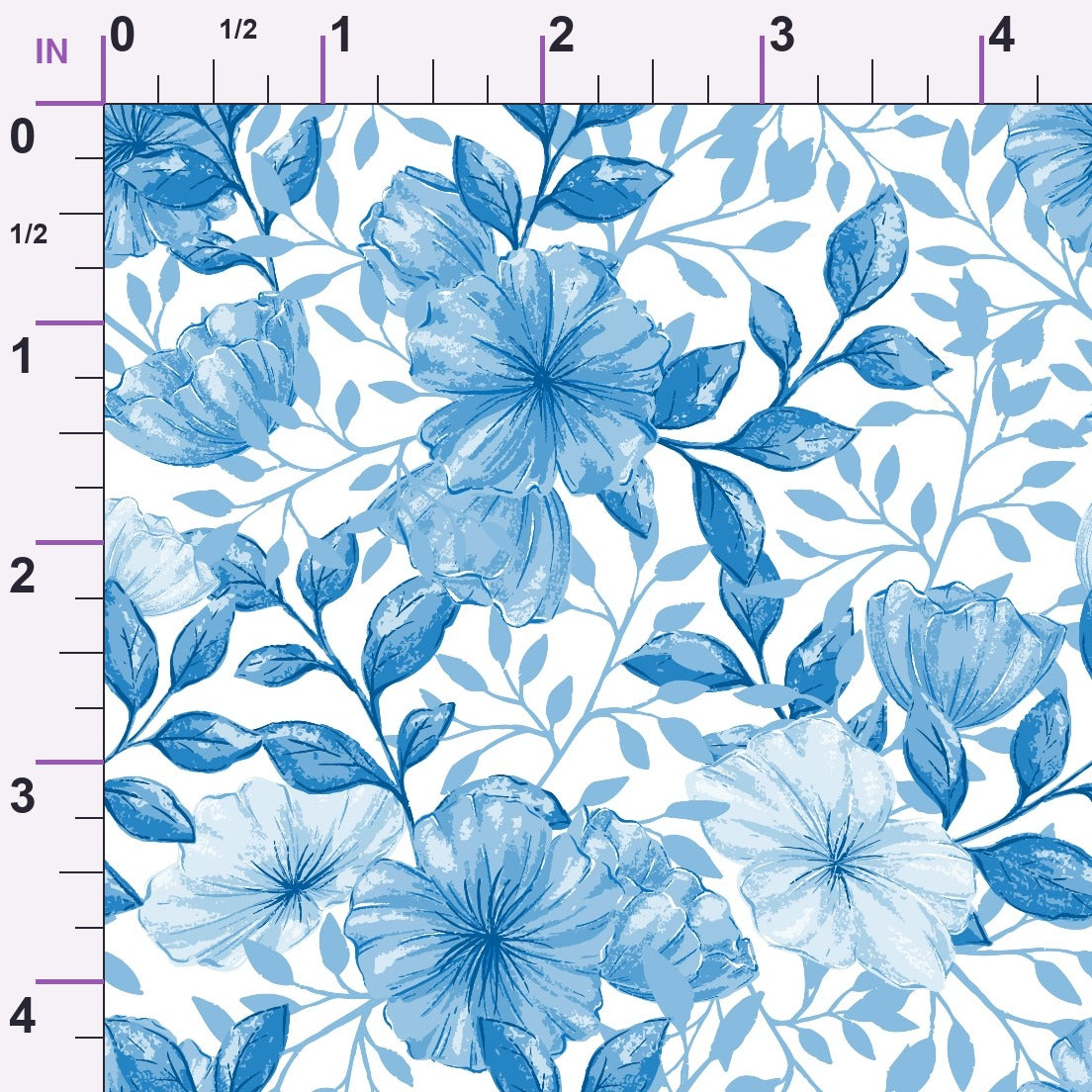 Heirloom Blooms Pattern 56 Minky Fabric