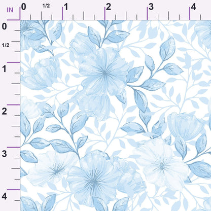 Heirloom Blooms Pattern 58 Minky Fabric
