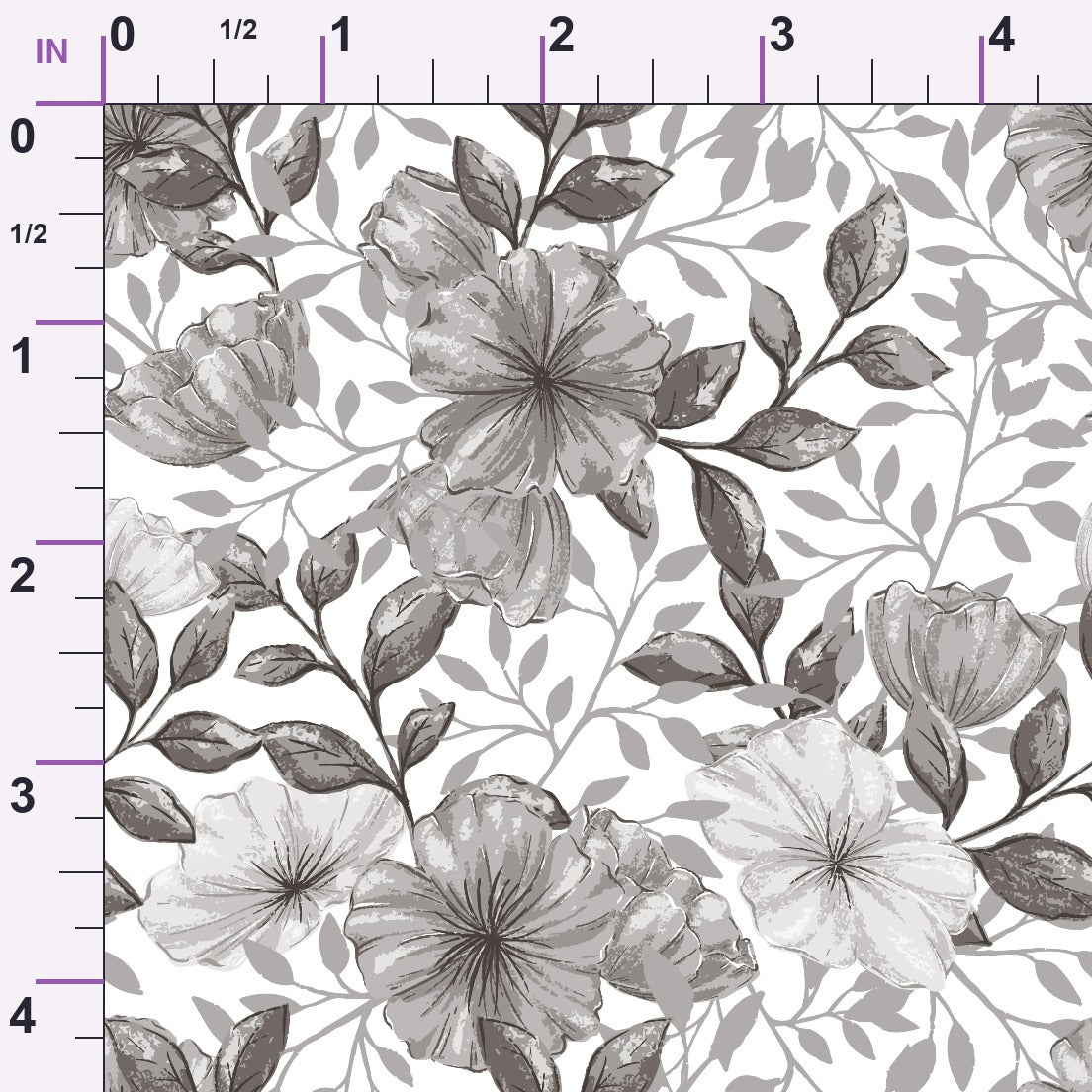 Heirloom Blooms Pattern 6 Minky Fabric