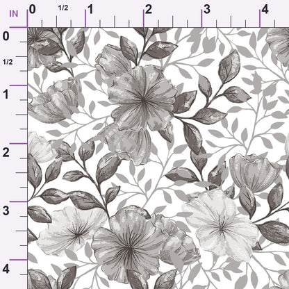 Heirloom Blooms Pattern 6 Minky Fabric