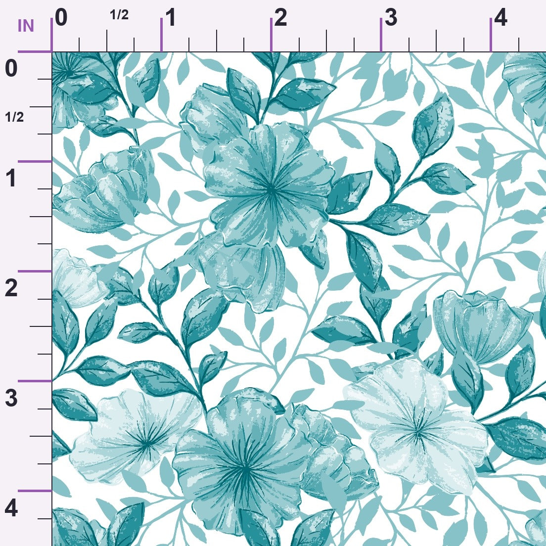 Heirloom Blooms Pattern 64 Minky Fabric