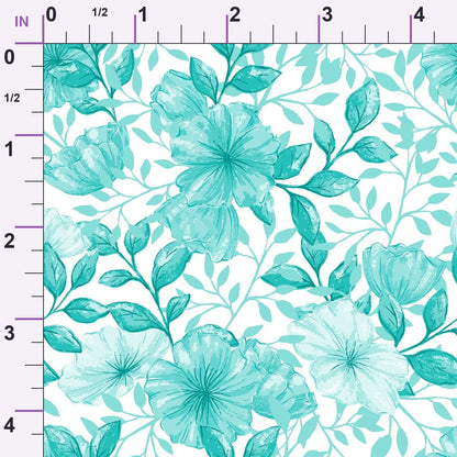 Heirloom Blooms Pattern 65 Minky Fabric