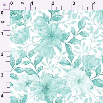 Heirloom Blooms Pattern 66 Minky Fabric