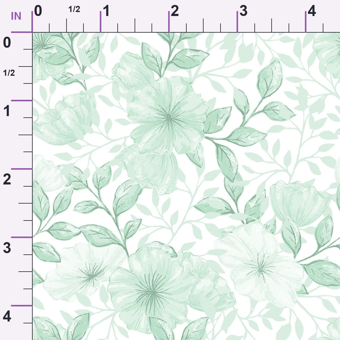 Heirloom Blooms Pattern 68 Minky Fabric