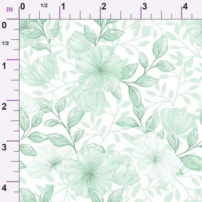 Heirloom Blooms Pattern 68 Minky Fabric