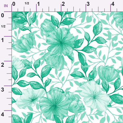 Heirloom Blooms Pattern 70 Minky Fabric
