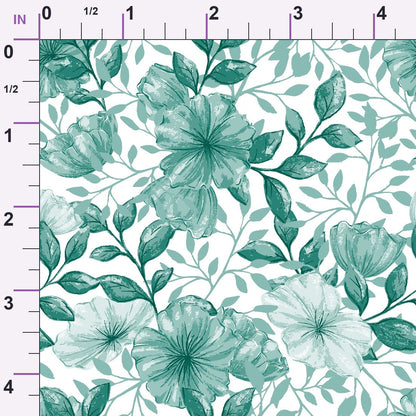 Heirloom Blooms Pattern 71 Minky Fabric