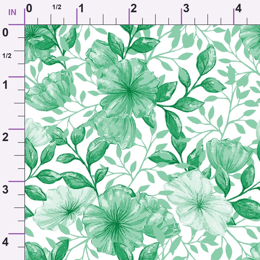 Heirloom Blooms Pattern 72 Minky Fabric