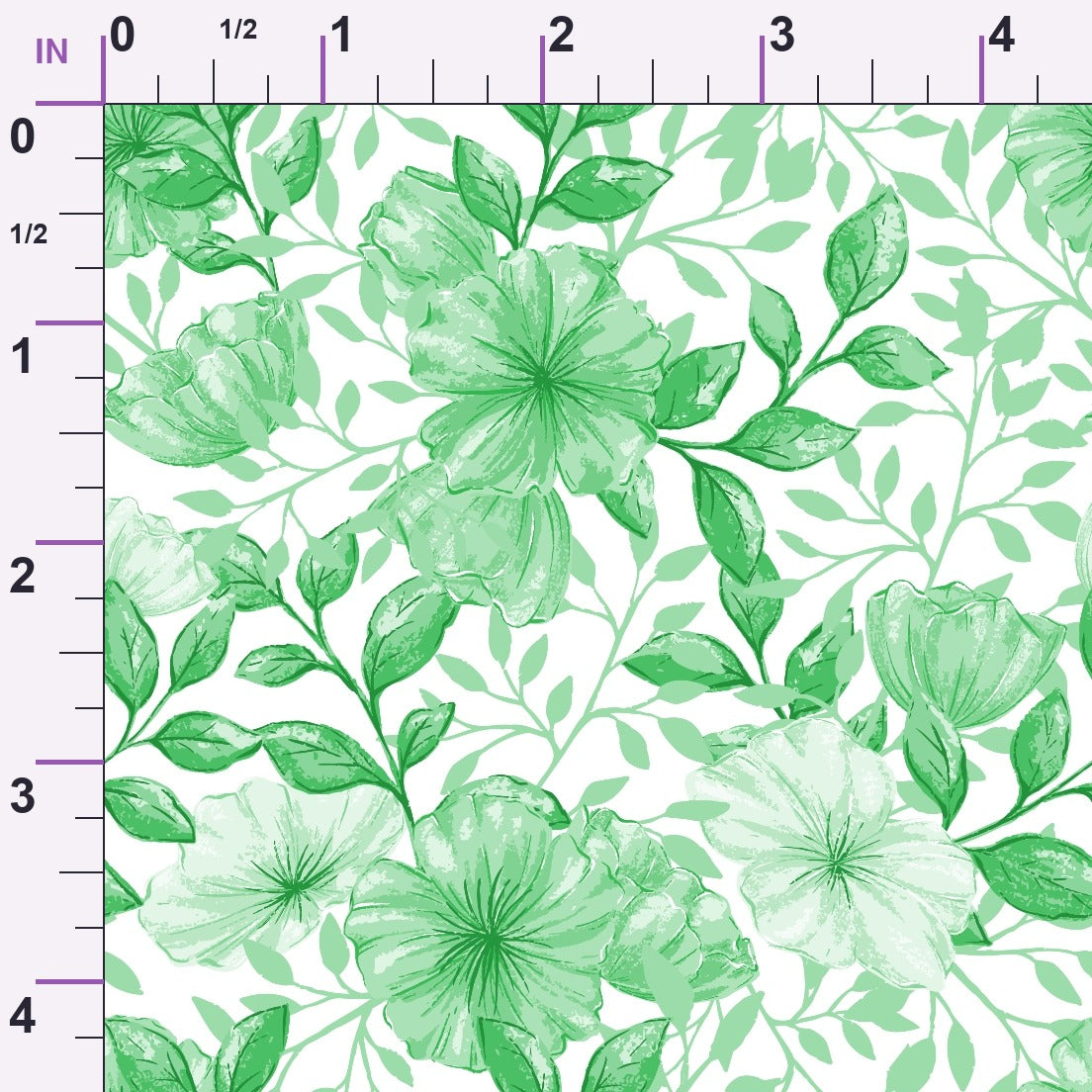 Heirloom Blooms Pattern 73 Minky Fabric