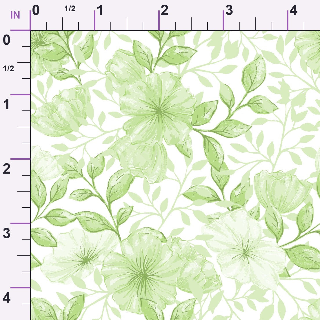 Heirloom Blooms Pattern 76 Minky Fabric