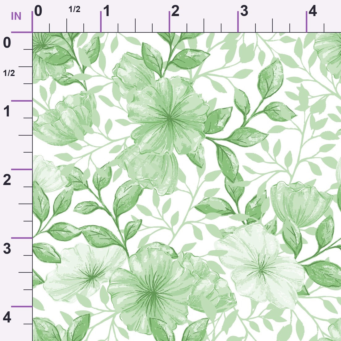 Heirloom Blooms Pattern 77 Minky Fabric
