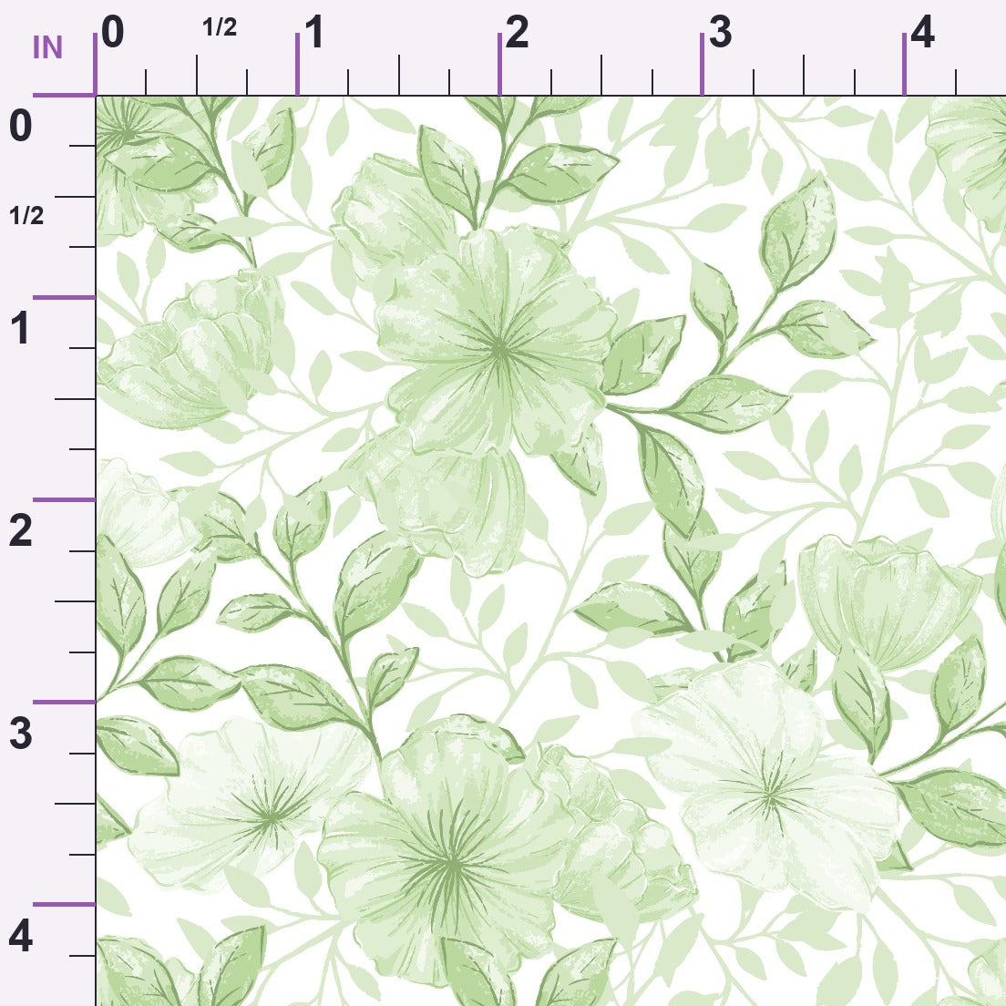 Heirloom Blooms Pattern 78 Minky Fabric