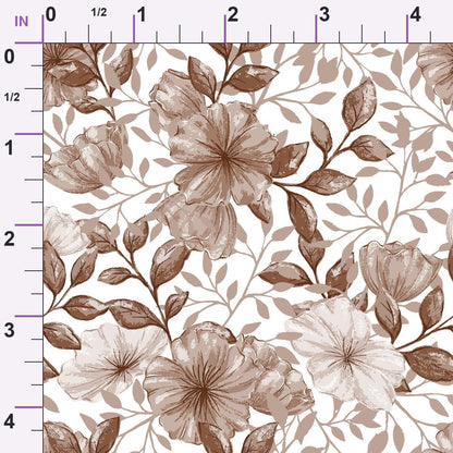 Heirloom Blooms Pattern 8 Minky Fabric