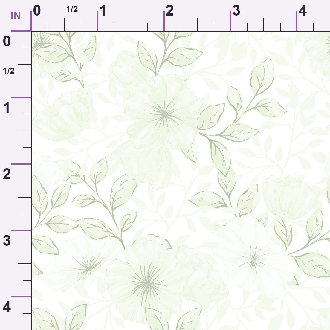 Heirloom Blooms Pattern 80 Minky Fabric