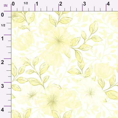 Heirloom Blooms Pattern 81 Minky Fabric