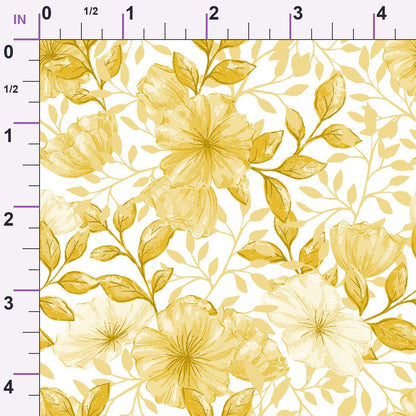 Heirloom Blooms Pattern 88 Minky Fabric