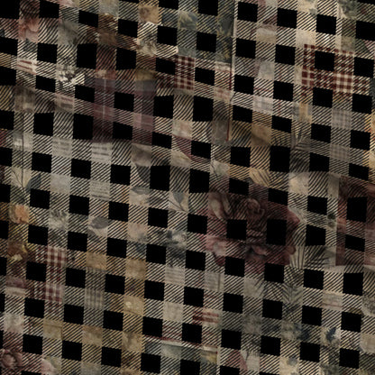 Heirloom Collage Pattern 15 Minky Fabric
