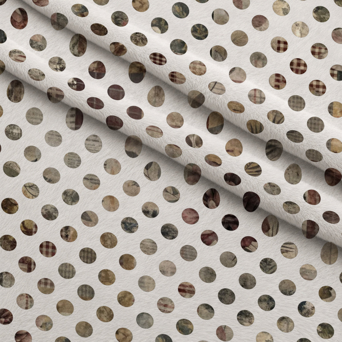 Heirloom Collage Pattern 21 Minky Fabric