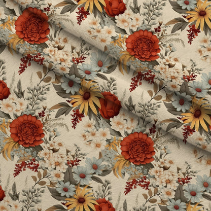 Heirloom Meadow Pattern 10 Minky Fabric