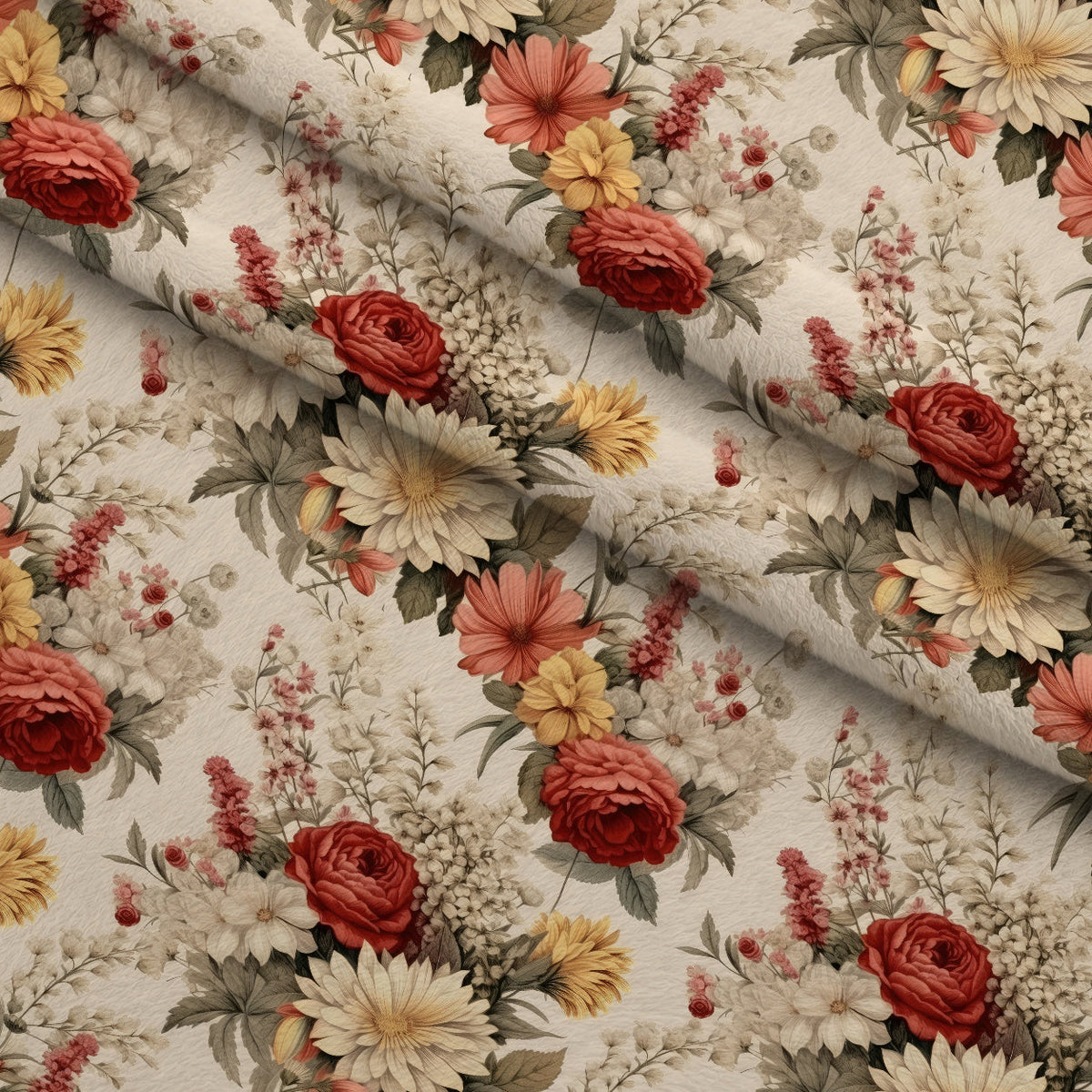 Heirloom Meadow Pattern 11 Minky Fabric