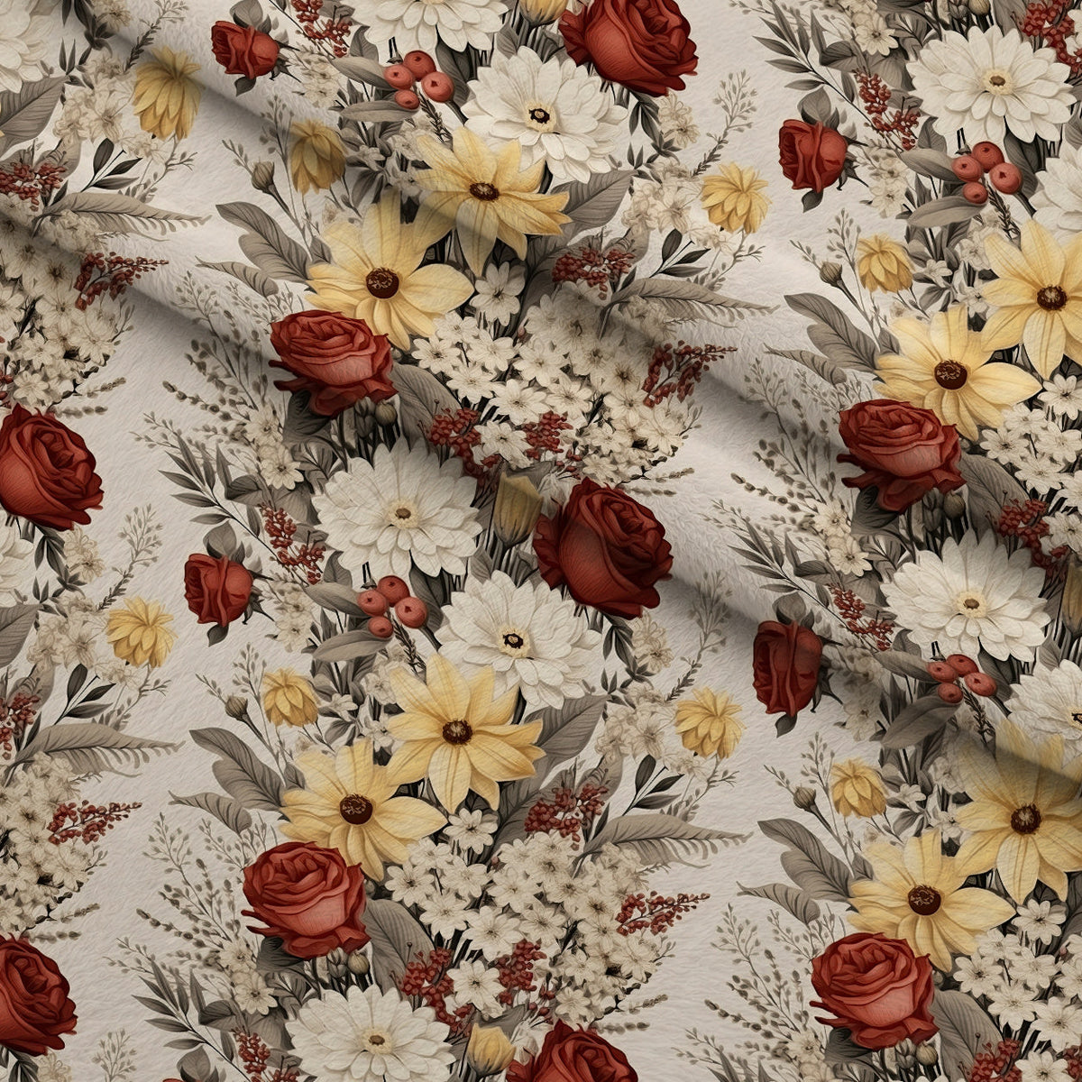 Heirloom Meadow Pattern 2 Minky Fabric