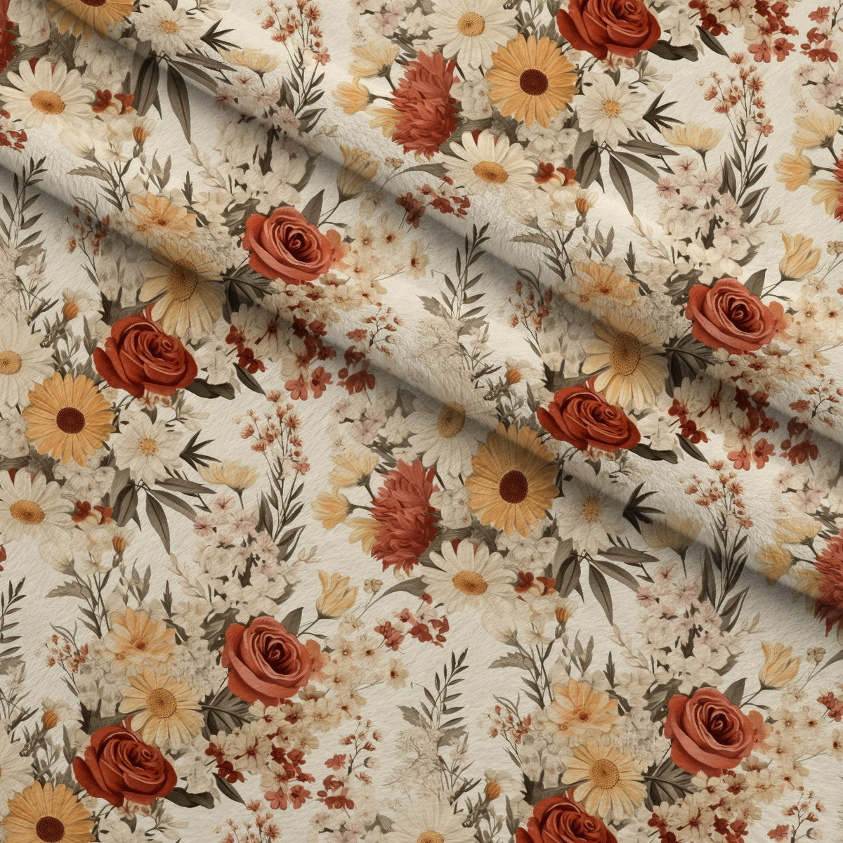 Heirloom Meadow Pattern 3 Minky Fabric