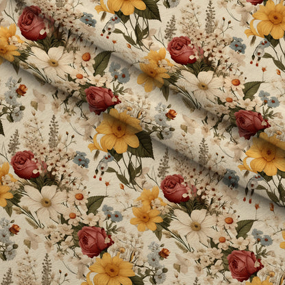 Heirloom Meadow Pattern 4 Minky Fabric