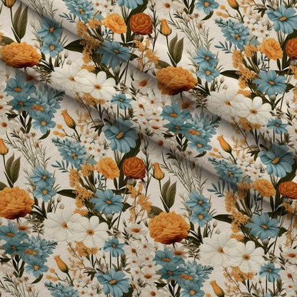 Heirloom Meadow Pattern 7 Minky Fabric