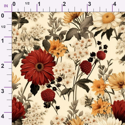Heirloom Meadow Pattern 8 Minky Fabric