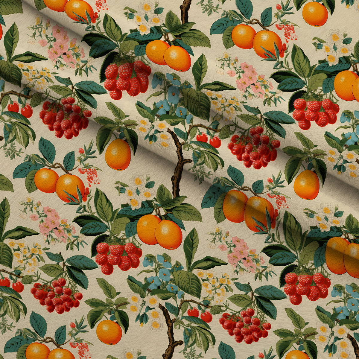 Heirloom Orchard Pattern 1 Minky Fabric
