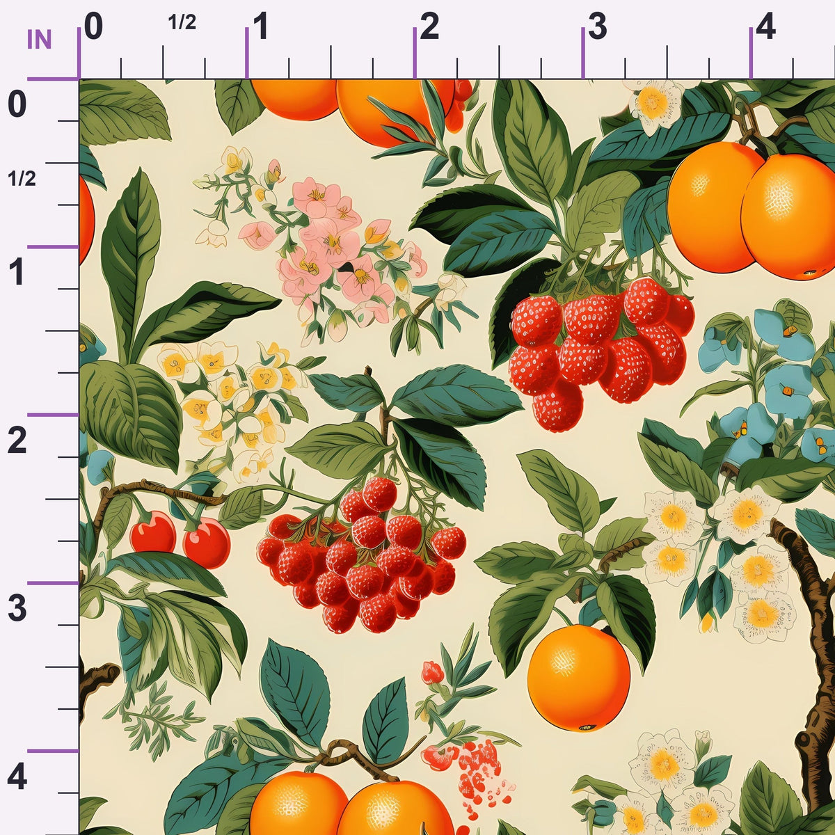Heirloom Orchard Pattern 1 Minky Fabric