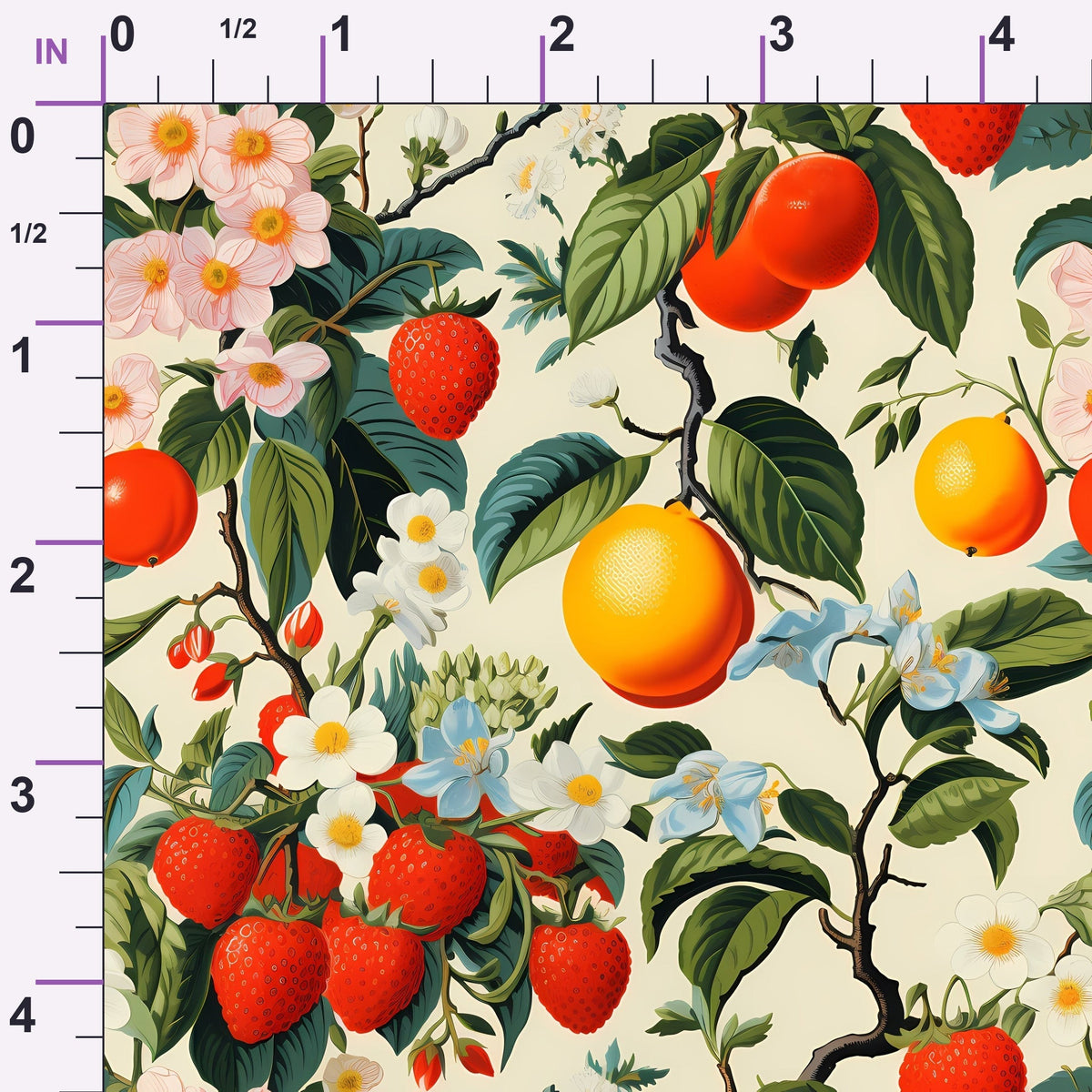 Heirloom Orchard Pattern 2 Minky Fabric