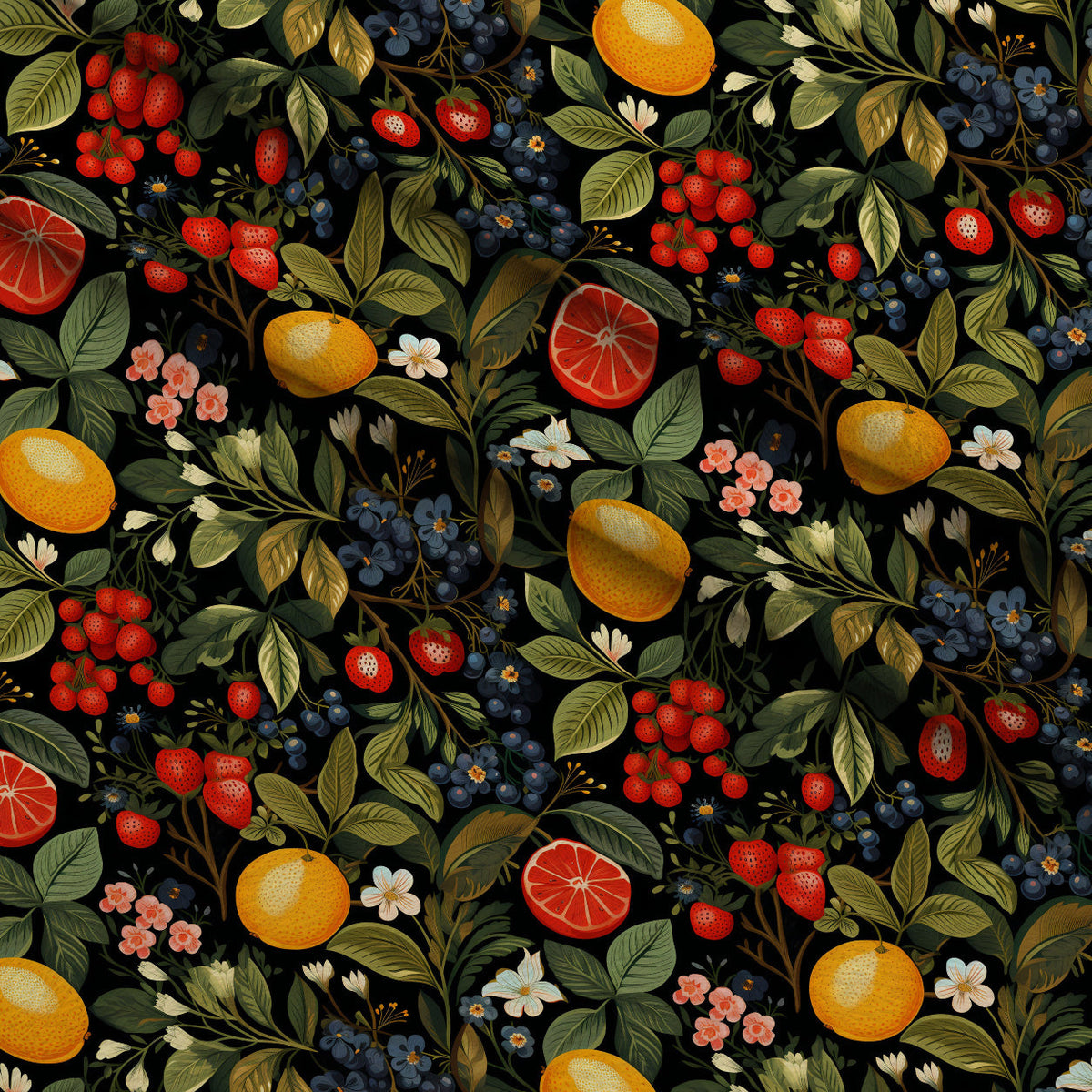 Heirloom Orchard Pattern 3 Minky Fabric