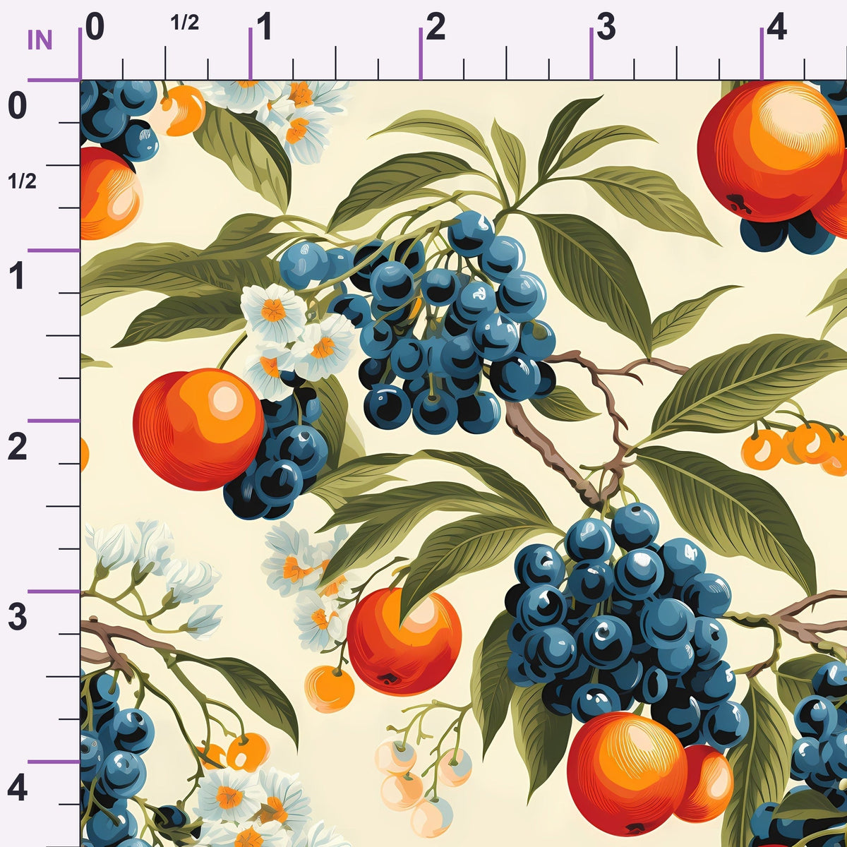 Heirloom Orchard Pattern 4 Minky Fabric