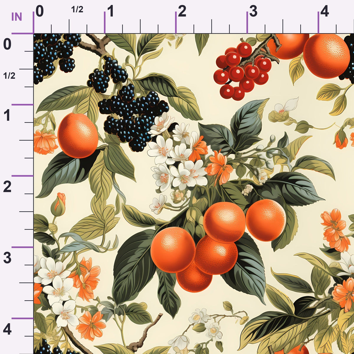 Heirloom Orchard Pattern 7 Minky Fabric