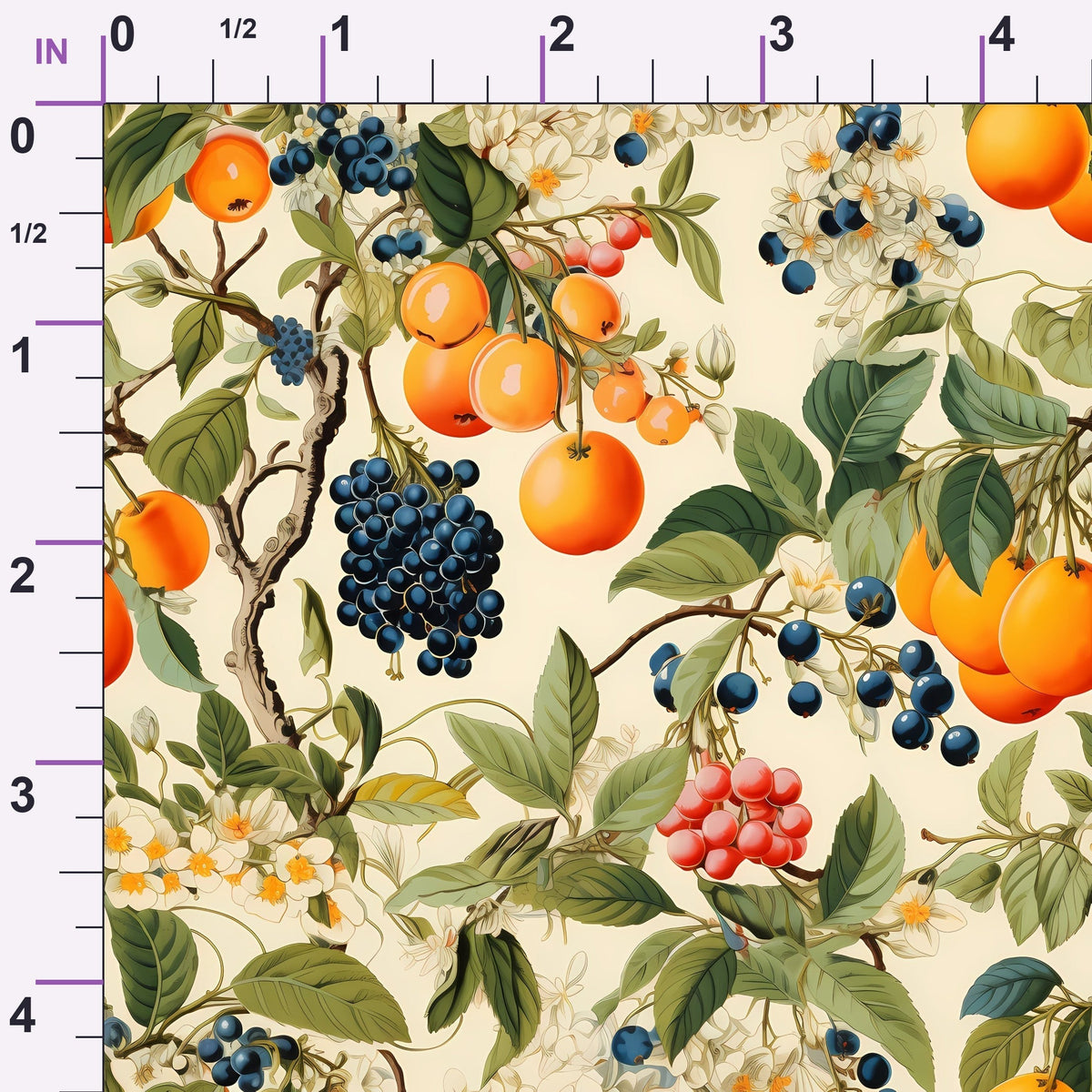 Heirloom Orchard Pattern 8 Minky Fabric