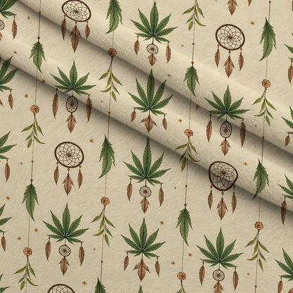 Hemp Dreamcatcher Pattern 1 Minky Fabric