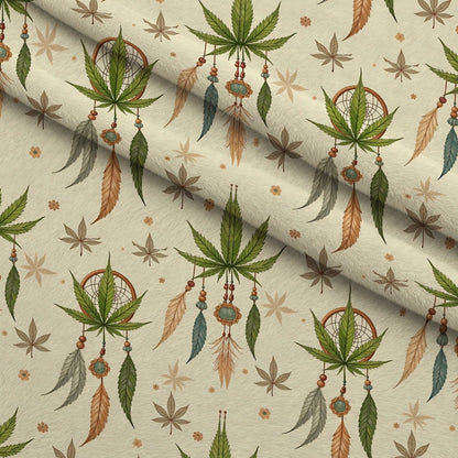 Hemp Dreamcatcher Pattern 10 Minky Fabric