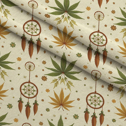 Hemp Dreamcatcher Pattern 12 Minky Fabric