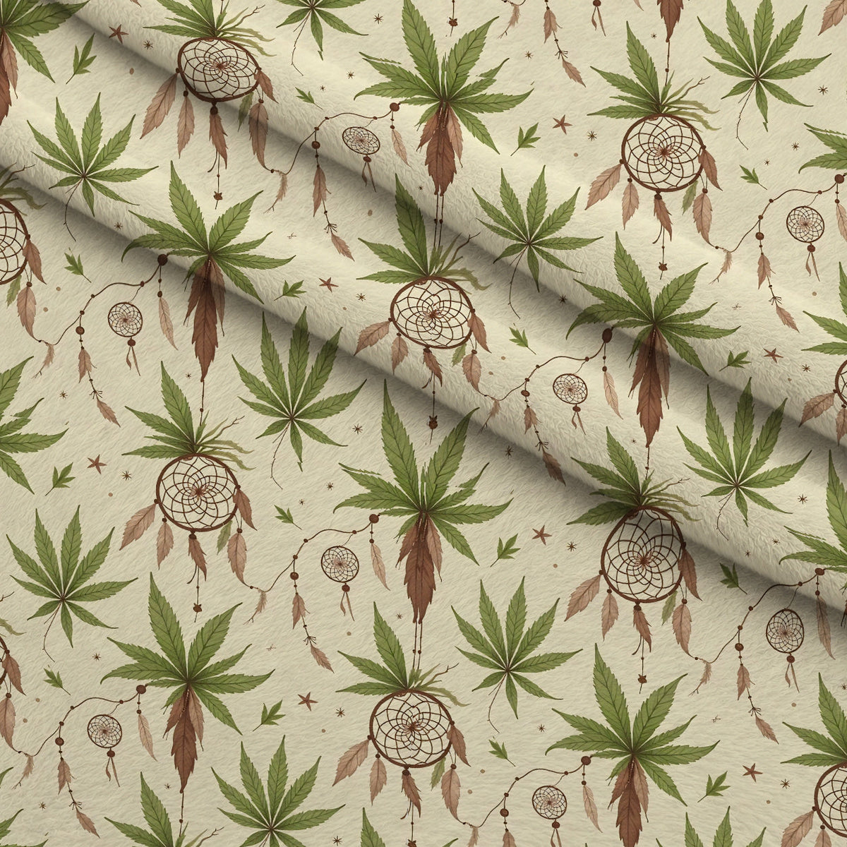 Hemp Dreamcatcher Pattern 3 Minky Fabric