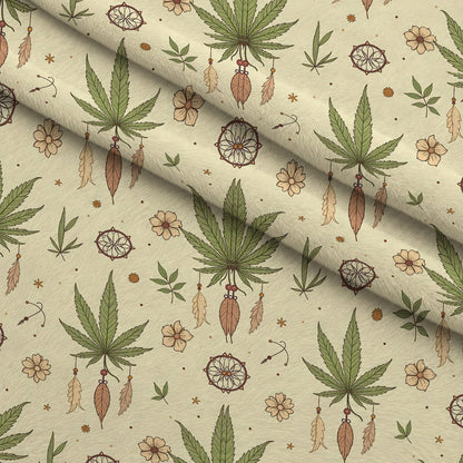 Hemp Dreamcatcher Pattern 7 Minky Fabric